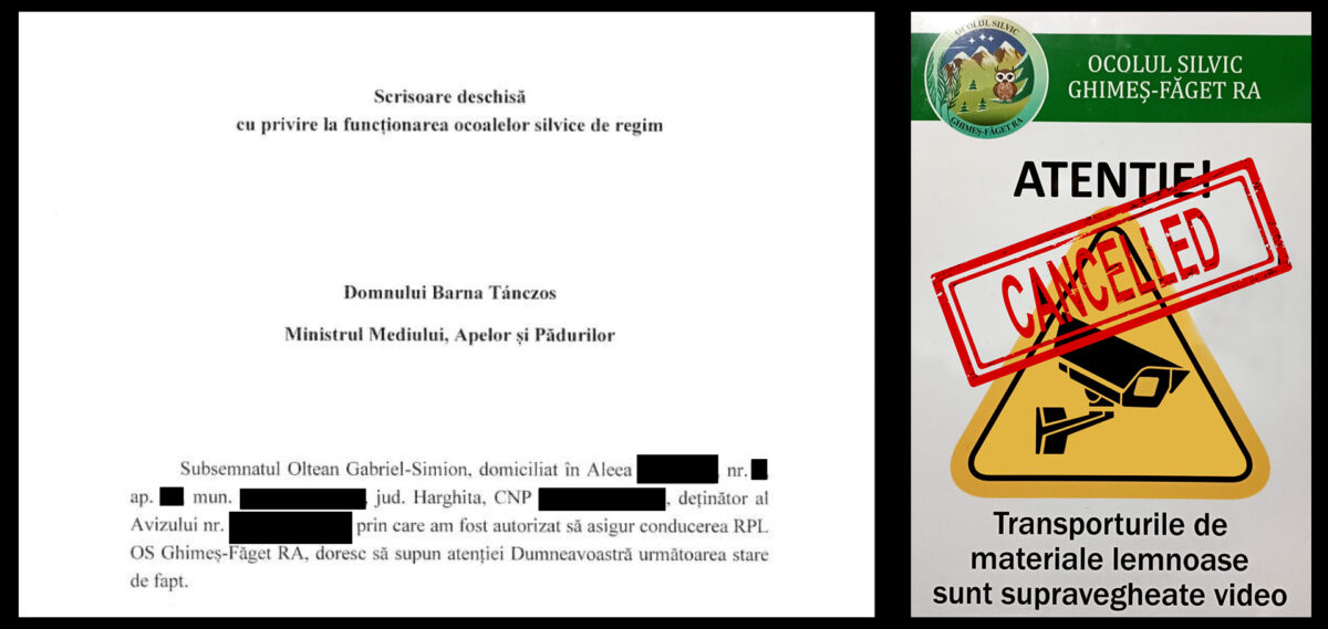 Șeful de ocol demis de la Ghimeș – Scrisoare deschisă către ministrul mediului, Tánczos Barna